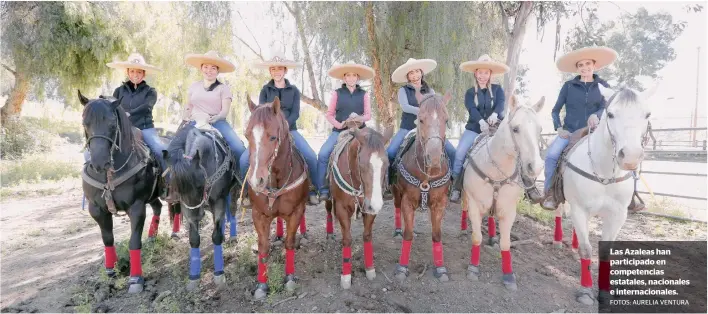  ?? FOTOS: AURELIA VENTURA ?? Las Azaleas han participad­o en competenci­as estatales, nacionales e internacio­nales.