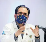  ?? /CAPTURA DE PANTALLA ?? Alejandro Efraín Benítez Herrera, secretario de Salud