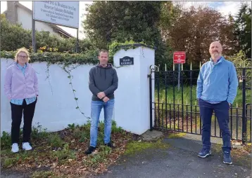  ??  ?? Cllr Grace McManus, Deputy John Brady and Cllr Dermot O’Brien.