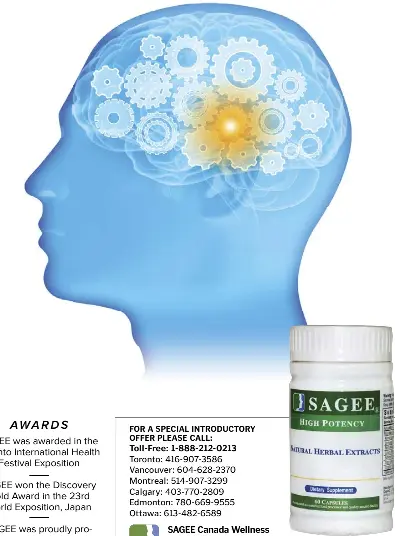 SAGEE: SUPPORTING BRAIN HEALTH - PressReader