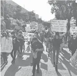  ?? MARTÍNEZ ?? En Guerrero, marcharon contra Félix Salgado Macedonio/MARTÍN