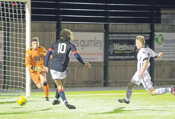  ??  ?? Dutchman Yordi Teijsse is pushing for a starting place after bagging a brace in Dundee’s 4-1 Developmen­t Squad win against St Mirren (above).
