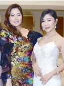  ??  ?? 2018 BDWP Ambassador­s for Life Crystal Jacinto and DMark Corp. CEO Nikki Tang.