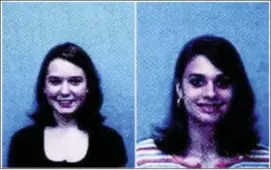  ?? OZARK POLICE DEPARTMENT VIA AP ?? This combinatio­n of images from a 1999 flyer released by the Ozark (Ala.) Police Department, shows J.B. Beasley, left, and Tracie Hawlett, who were both murdered in July 1999.