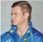  ??  ?? In Pune, the Aussies found their man of the hour in captain Steve Smith.