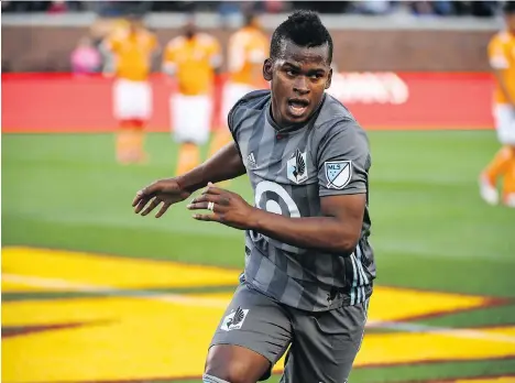  ?? AARON LAVINSKY/THE ASSOCIATED PRESS ?? Minnesota United midfielder Darwin Quintero will pose a threat in midfield for the visiting Whitecaps.