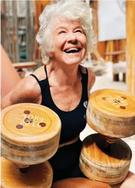  ?? ?? Health-kick: Joan MacDonald, 76, has turned her life around