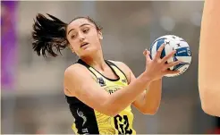  ?? GETTY IMAGES ?? Tactix defender Karin Burger, top left, Pulse defender Kelly Jury, top right, Steel goal attack Tiana Metuarau, middle, Tactix goal attack Te Paea Selby-Rickit and Magic goal shoot Caitlin Bassett, main image, are key players for their sides this season.