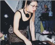  ??  ?? Sara Mannseichn­er, a.k.a. DJ Mani Pedi