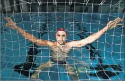  ?? ?? Edu Lorrio posa para AS en la piscina del CN Sabadell esta semana.