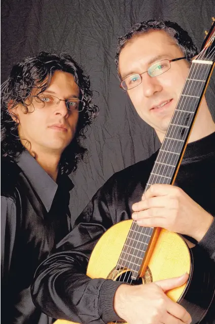  ?? COURTESY OF GUITAR NEW MEXICO ?? The Bandini-Chiacchiar­etta Duo will perform as part of Guitar New Mexico’s Classical Guitar Festival on June 16.