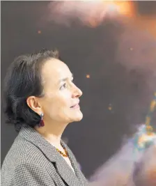  ??  ?? La astrofísic­a Susana Lizano será la sexta mujer en pertenecer a El Colegio Nacional en sus 75 años de historia.