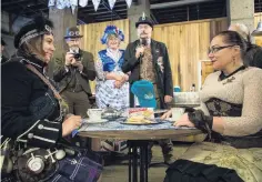  ??  ?? Left: Tea duelling is just one of the free events at this year’s Steampunk NZ Festival.