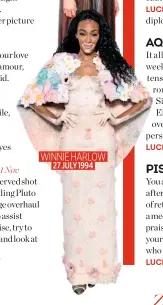  ??  ?? WINNIE HARLOW 27 JULY 1994