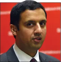  ??  ?? Continuing campaign: Labour candidate Anas Sarwar