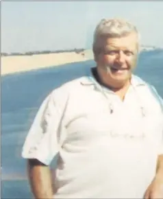  ??  ?? Capt Danny O'Neill on the bridge of his ship in the Suez Canal in the 1990s; with a crew member.