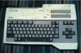 ??  ?? During the 1980s, many budding Arab developers got started with the Sakhr line of microcompu­ters, based on various iterations of the MSX format, with Arabic software. “It defined our generation,” Samer Abbas says