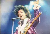  ?? LIU HEUNG SHING/AP 1985 ?? Prince delivers a solo lasting several minutes during a 1985 concert that is being re-released.