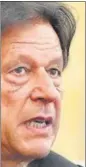  ?? AP ?? ■
Pressure is building on PM Imran Khan to take action over terror activities in Pakistan.