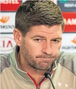  ??  ?? Rangers boss Steven Gerrard.
