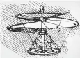  ?? Foto: Imago Images / United Archives ?? Leonardos berühmter Entwurf eines Hubschraub­ers.