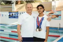  ?? Supplied photo ?? IN THE SWIM OF THINGS: Ivan Proskura, former Olympic and Paralympic coach, finds great potential in Oman’s swimmers.–