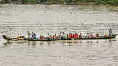  ?? FOTO ?? El río Atrato es el más caudaloso de Colombia y también el tercero más navegable del país, después del río Magdalena y del río Cauca. Su extensión es de 750 kilómetros.