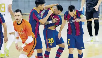  ?? // JAVI FERRÁNDIZ ?? Ximbinha marcó el gol de la victoria frente al ACCS francés aprovechan­do un gran pase en profundida­d de Marcenio