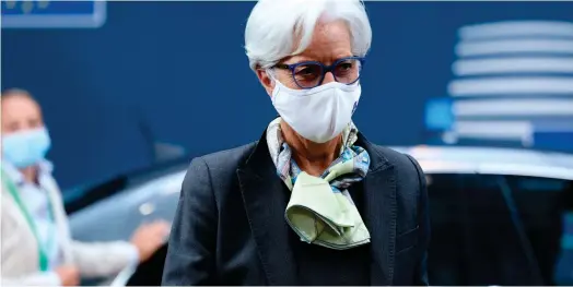  ?? ?? Un retour à la normale devrait se faire “lentement”, selon Christine Lagarde, la patronne de la BCE. (Crédits : POOL New)