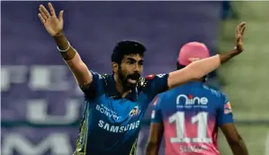  ??  ?? jasprit Bumrah (in picture) and Trent Boult have posed massive challenges to the batsmen.