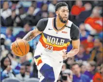  ?? Tyler Kaufman The Associated Press ?? With Anthony Davis leaving New Orleans for Los Angeles, William Hill opened with the Lakers at 10-1 to win the 2020 NBA title.