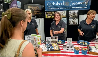  ??  ?? Cartwheel Creamery is returning to Field Days this year. Owner Jill Walcroft will again be handing out samples. Photo: DAVID UNWIN/STUFF