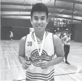  ?? / KIM GOMEZ ?? HOPEFUL. One of the Cebuanos in the PBA Season 47 Draft is former University of Cebu cager Kim Gomez.