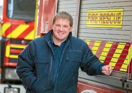  ?? PHOTO: MYTCHALL BRANSGROVE/ FAIRFAX NZ ?? New South Canterbury fire risk management officer Craig Chambers.