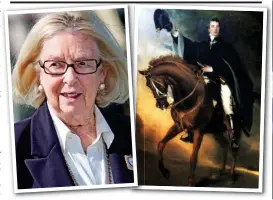  ??  ?? Barred: Gloria Wesley, 89, the Dowager Countess Prized: £6million portrait of Wellington, the Iron Duke