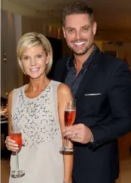  ??  ?? Keith Duffy and wife Lisa celebrate his birthday