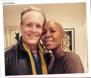  ??  ?? INSTAGRAM Sisonke met her husband, Simon White, while they were both working at the Australian High Commission in Pretoria.