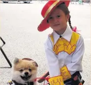  ??  ?? Best in Show Zara Leech and her one-yearold Teacup Pomeranian, Ted