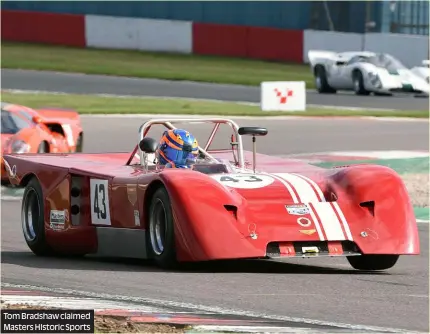  ??  ?? Tom Bradshaw claimed Masters HIstoric Sports