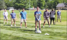  ?? Contribute­d photo / ?? The seven Middletown lacrosse players who were denied a senior season, counter-clockwise from top left: Joe Chiappetta, Matteo Parent, Eric Byrd, Ethan Foligno, Kristian Glemaud, Justin Walker and Brady Foster.