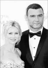  ?? MARK RALSTON/GETTY-AFP 2015 ?? Naomi Watts and Liev Schreiber never married, but they have two children, Alexander, 9, and Samuel, 7.