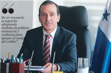  ?? FOTO: EL HERALDO ?? el presidente del Banco central asegura que las medidas aprobadas en materia de política monetaria y crediticia aseguran a los diferentes sectores el acceso a préstamos en el sistema financiero del país.