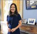  ?? DARLENE SUPERVILLE / AP ?? Karen Pence, wife of Vice President Mike Pence, is beginning to campaign on her own to help win a second term for President Donald Trump and her husband.