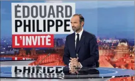  ?? (Photo AFP) ?? Le Premier ministre est intervenu hier soir en direct sur France 2 et s’est montré ferme.