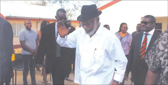  ?? Photo: Nampa ?? Fit as a fiddle… Founding President Sam Nujoma.