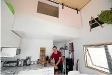  ?? PHOTOS: CHRISTEL YARDLEY/STUFF ?? Tenant Ash Pari said that while tiny house living comes with its challenges, it’s changed his family’s life for the better.