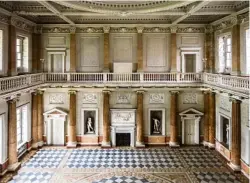  ??  ?? The enormous Marble Saloon at Wentworth Woodhouse