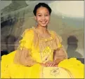  ??  ?? BEAUTY: Chaniah Hoffman, a Grade 6 pupil, plays Belle in Collegiate Junior School’s ‘Beauty and the Beast’