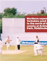  ??  ?? Northern exposure: Yorkshire used to go to the north of the county at Acklam Park, Middlesbro­ugh