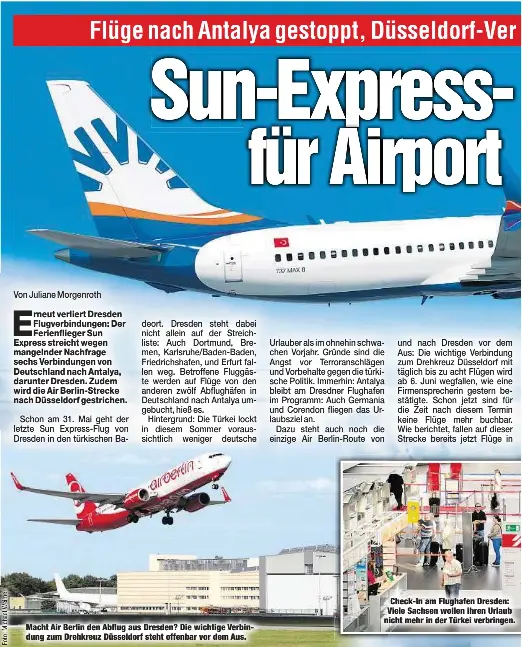 Sun Express Dammerung Fur Airport Dresden Pressreader